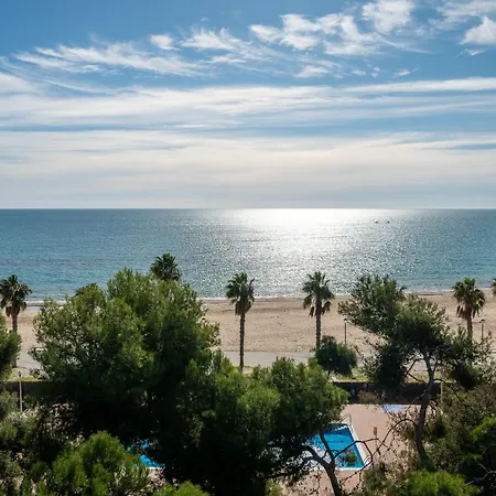דירה At049 Els Pins, Primera Linea De La Playa Con Piscina Y Barbacoa *
