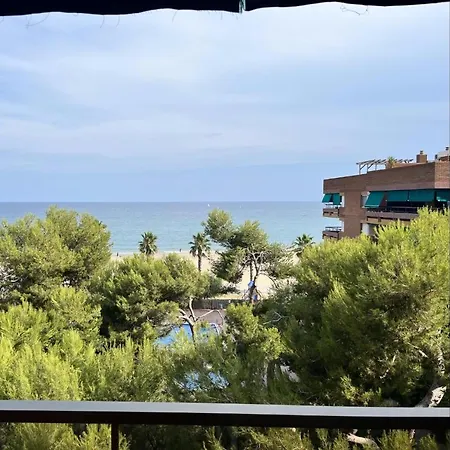 Apartment At049 Els Pins, Primera Linea De La Playa Con Piscina Y Barbacoa