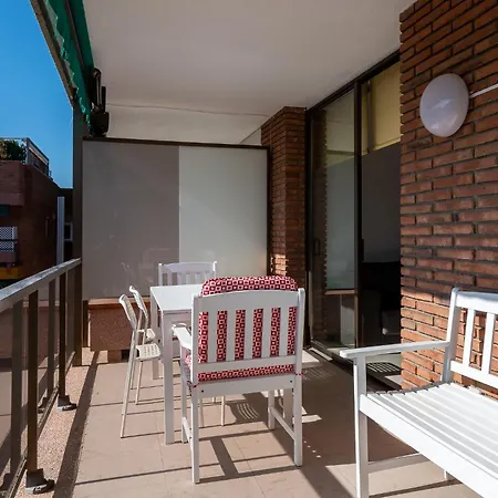 Apartment At049 Els Pins, Primera Linea De La Playa Con Piscina Y Barbacoa