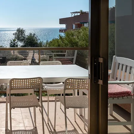 Apartment At049 Els Pins, Primera Linea De La Playa Con Piscina Y Barbacoa *