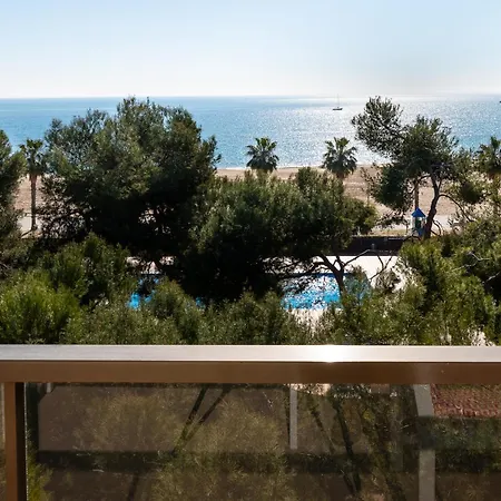 At049 Els Pins, Primera Linea De La Playa Con Piscina Y Barbacoa *